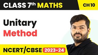 Unitary Method Chapter 10 Rd Sharma Solutions  Rd Sharma Class 7 Maths  Maths Class 7 [upl. by Dorca]