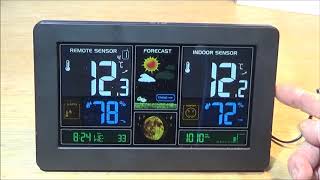 The Smart Digital Wireless Color LCD Barometric Weather Station [upl. by Retlaw]