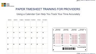 Lesson 1 Paper Timesheet Training [upl. by Ianteen867]