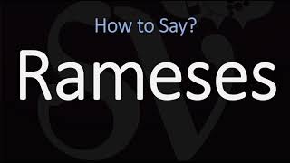 How to Pronounce Rameses Egyptian Pharaoh [upl. by Letitia]