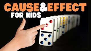 Cause and Effect for Kids  Cause and effect video with guided stories worksheets and activities [upl. by Perkin]