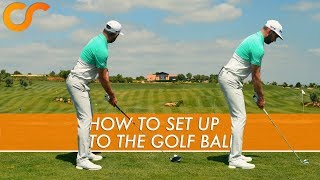 HOW TO SET UP TO THE GOLF BALL [upl. by Erusaert]