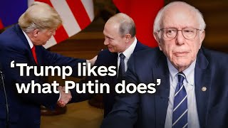 Bernie Sanders on Trump’s alignment with Russia [upl. by Fawn798]