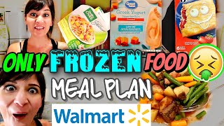 ONLY FROZEN FOOD FROM WALMART WEIGHT LOSS MEAL PLAN 1200 Calories [upl. by Cordeelia]