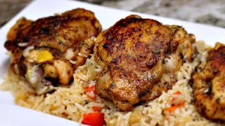 Oven Baked Chicken and Rice One Pan Dinner [upl. by Palermo]