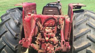 1974 International Harvester 674 Tractor  360 degree idle [upl. by Jarred373]