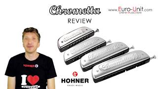 HOHNER Chrometta harmonica review [upl. by Nelyahs]