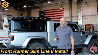 Front Runner Roof Rack Install on a Gladiator with an RLD CAP [upl. by Penney]