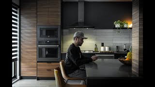 Our Modern Black Kitchen Remodel amp Design Smart Home Kitchen [upl. by Olnay]