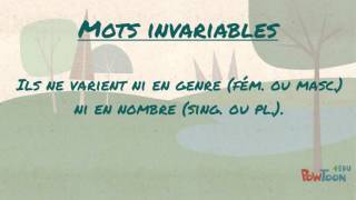 Mots variables et invariables [upl. by Kalina]