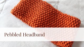 Seed Stitch Headband [upl. by Sac]