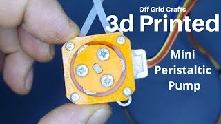 3D Printed Mini Peristaltic Pump [upl. by Seamus]