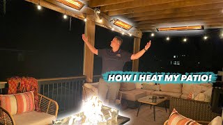 Best Way to heat a patio Whats better gas or electric heaters [upl. by Franzen224]