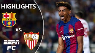 Barcelona vs Sevilla  LALIGA Highlights  ESPN FC [upl. by Millisent]