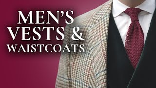 Mens Waistcoats amp Vests  What They Are amp How to Wear Them [upl. by Aihseket]