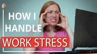 Work Stress THERAPIST Shows How I Deal With Work Stress [upl. by Clymer699]