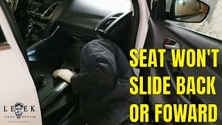 Seat Wont Slide Back or Foward [upl. by Leizo]