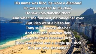 Copacabana  Barry Manilow  Lyrics [upl. by Matthei]