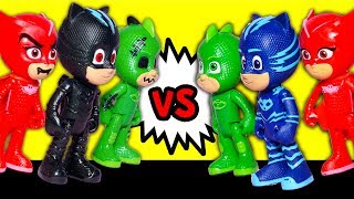 PJ Masks has a contest with the Spooky PJ Masks with Trolls [upl. by Ahkos690]