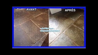 LAstuce Pour Nettoyer et FAIRE BRILLER un Carrelage ENCRASSÉ [upl. by Ecilayram630]