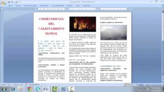 ¿COMO CREAR UN TRIPTICO EN WORD [upl. by Anot]