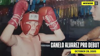 FULL FIGHT  Canelo Alvarezs ProDebut DAZN REWIND [upl. by Madanhoj]