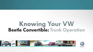 Trunk Operation  Knowing Your VW [upl. by Kirsch94]