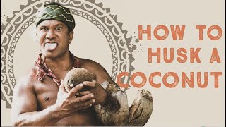 How to Husk a Coconut [upl. by Lilac258]