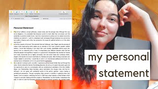 the personal statement that got me into oxford  UCAS [upl. by Ojeitak380]