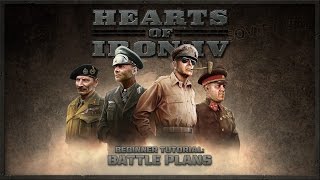 Hearts of Iron IV  Beginner Tutorial  Battle Plans [upl. by Peale]