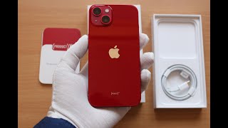 iPhone 13 Product Red  UNBOXING [upl. by Lorelie]