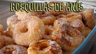 ROSQUILLAS DE ANÍS FÁCILES PARA CARNAVAL [upl. by Lody982]