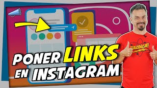 📲 4 formas de poner un Link o Enlace en Instagram  Tutorial en ESPAÑOL [upl. by Osborn387]