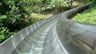 Bobkart Ride POV Powered Alpine Slide Roller Coaster Knight Valley China [upl. by Amoakuh802]