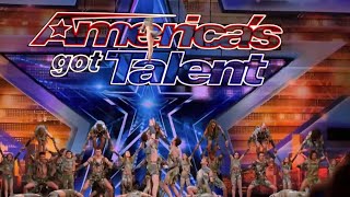 Zurcaroh Aerial Dance Group Stuns with Golden Buzzer on AGT [upl. by Persas]