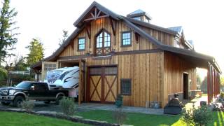 Barn Pros  Timber Framed Denali 60 Gable Barn [upl. by Hunfredo]