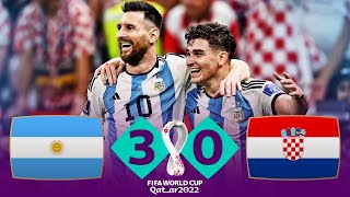 Argentina vs Croatia 30 World Cup 2022 SemiFinal  MATCH REVIEW [upl. by Nimaynib]