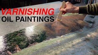 How to VARNISH an Oil Painting  My TOP 5 TIPS [upl. by Ettellocin580]