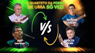 QUARTETO DA POESIA CANTORIA PÉ DE PAREDE [upl. by Pedaiah177]