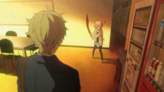 Chase Scene Kyoukai no Kanata [upl. by Atenaz622]