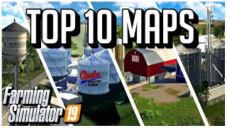 TOP 10 NORTH AMERICAN MAPS FOR PC  FARMING SIMULATOR 19 [upl. by Ahsinak]