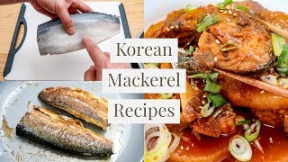 Koreas Favorite Fish Mackerel 2 Recipes [upl. by Enelcaj105]