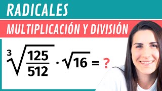 MULTIPLICACIÓN y DIVISIÓN con RADICALES ✅ [upl. by Nerraf]