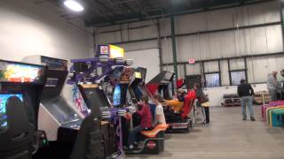 Arcade and Pinball Auction Jan 11 2014  Northaven CT  Johns Arcade on the Road [upl. by Preiser]