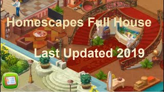 Homescapes Completed House  Full House Tour [upl. by Ilene]