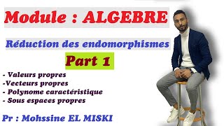 ALGÈBRE Réduction des endomorphismes part 1 valeurs propresvecteurs propres [upl. by Anig920]