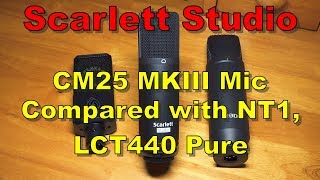 Scarlett Studio CM25 MKIII Microphone [upl. by Marjana]