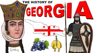 The history of Georgia the Country Explained [upl. by Hanafee]