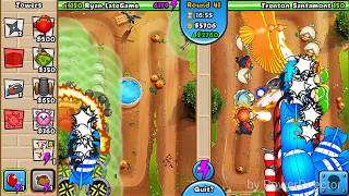 BTD Battles  How to send bloons AUTOMATICALLY [upl. by Aninotna570]