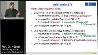 Praktische Philosophie 5a Tugendethik  Aristoteles 2 [upl. by Asiruam]